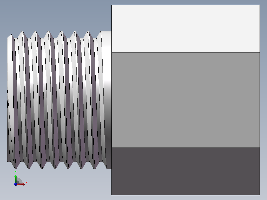转接头-内外丝等径 DN15前视图
