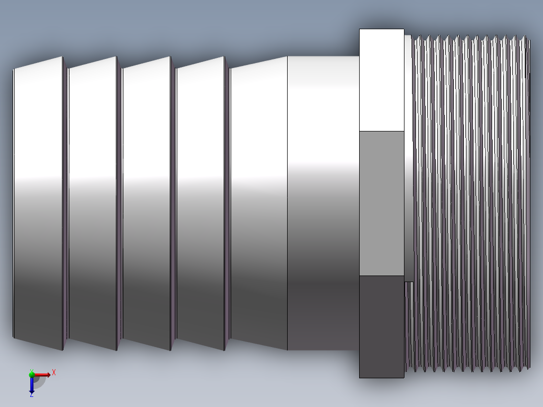 水管接头-有边 [DN65X65.5]俯视图