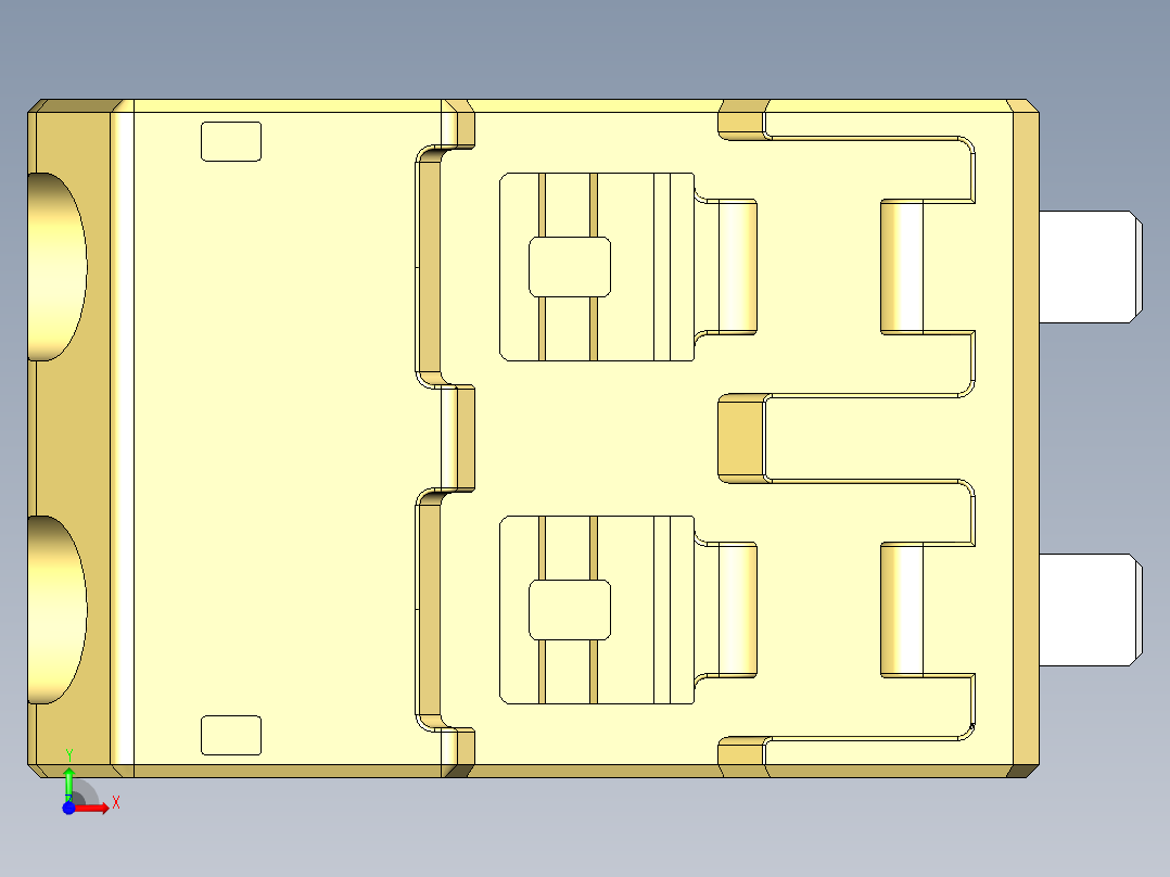SMT线到板连接器按钮7前视图