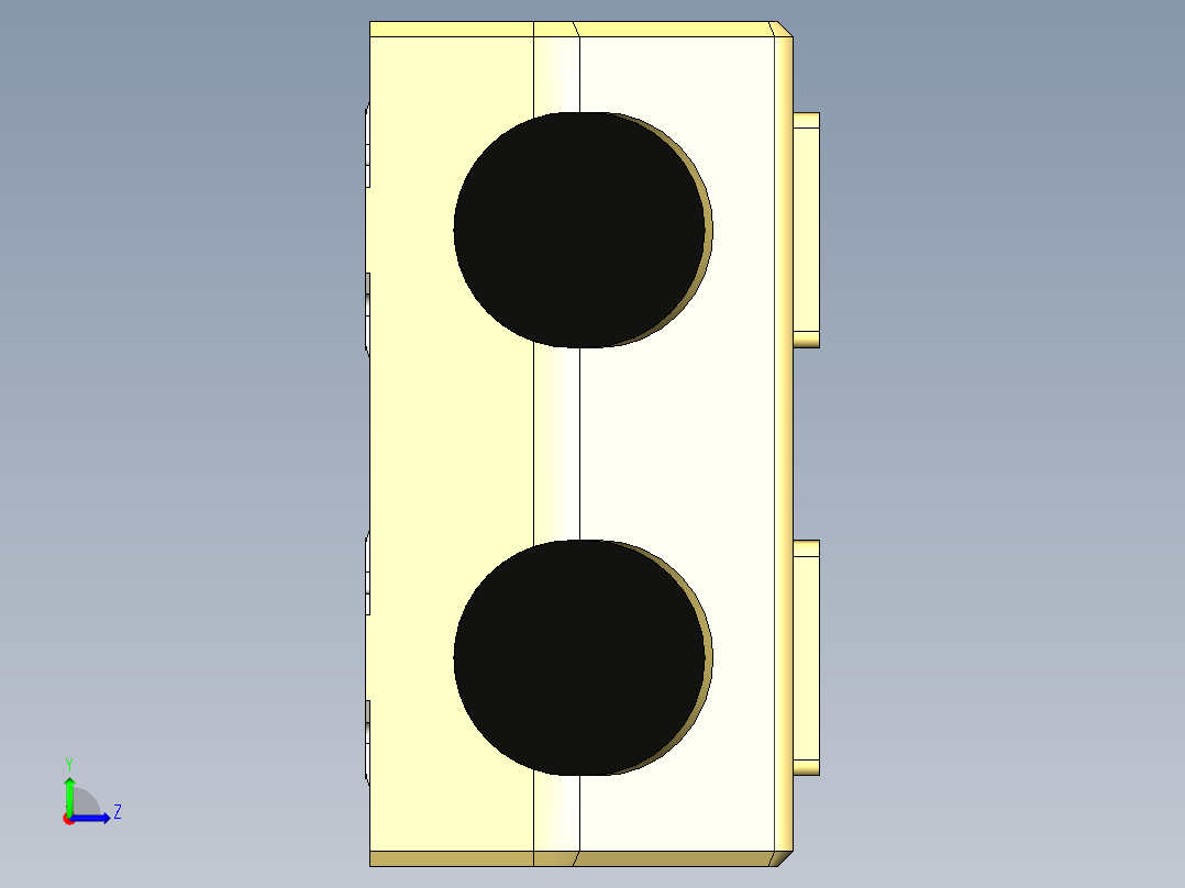 SMT线到板连接器按钮7左视图