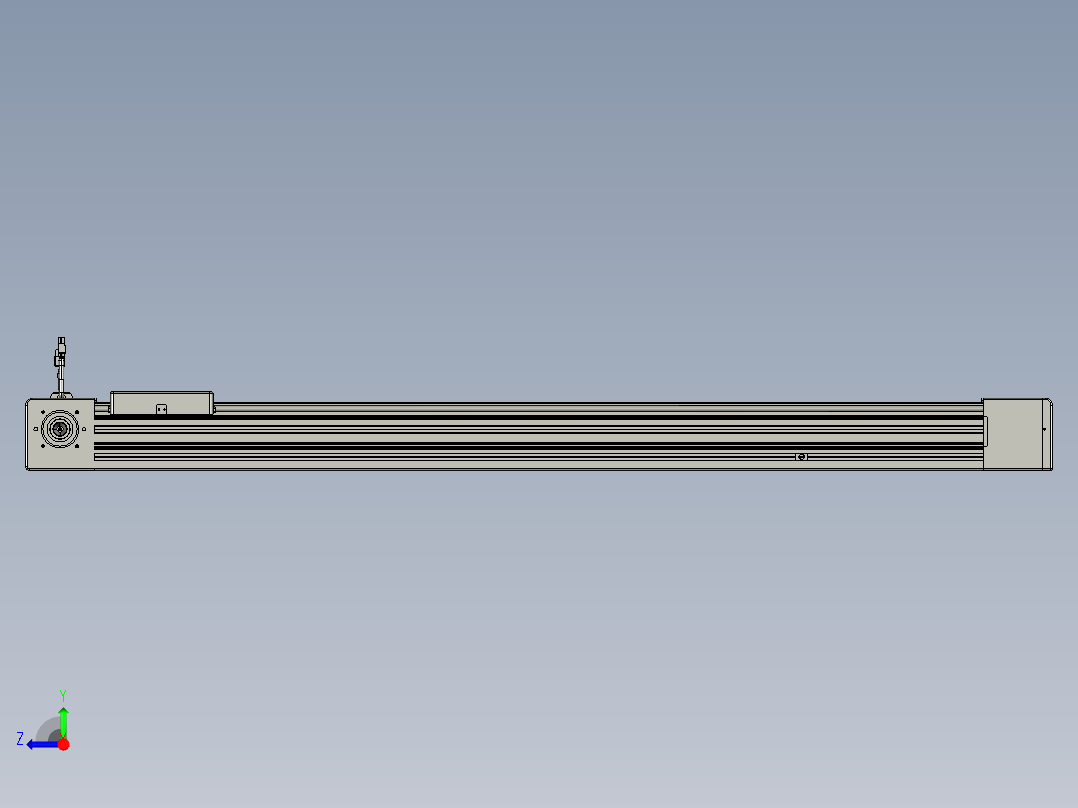 威洛博直线电机模组EB8-L200-S1100-R-P75-MS3右视图