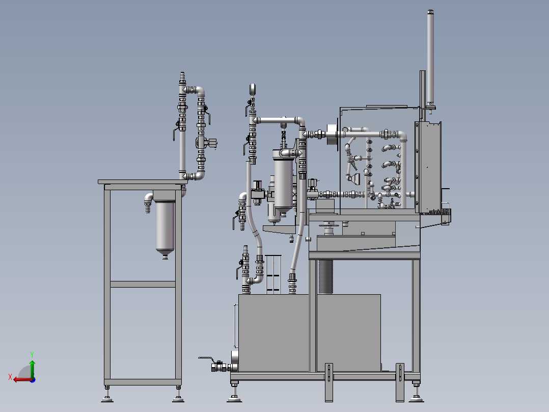 汽车清洗设备后视图