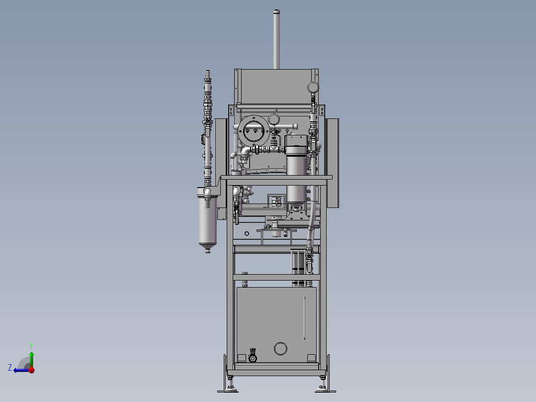 汽车清洗设备右视图
