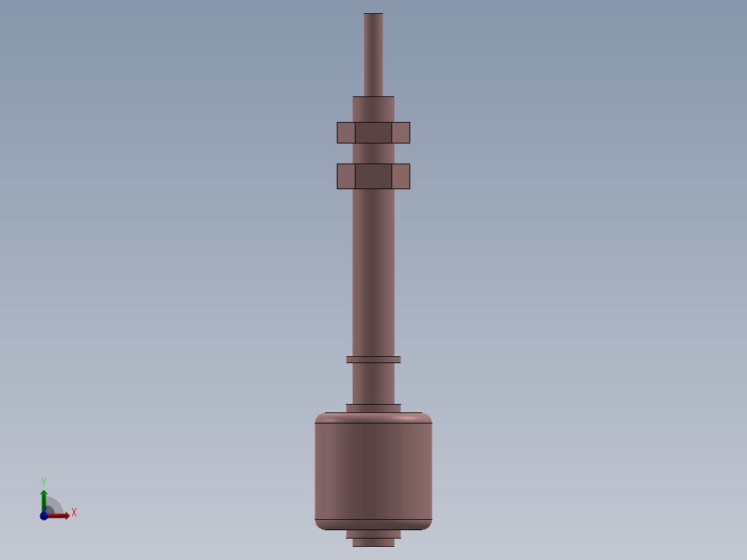 液位浮球前视图