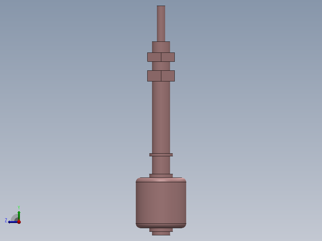 液位浮球右视图