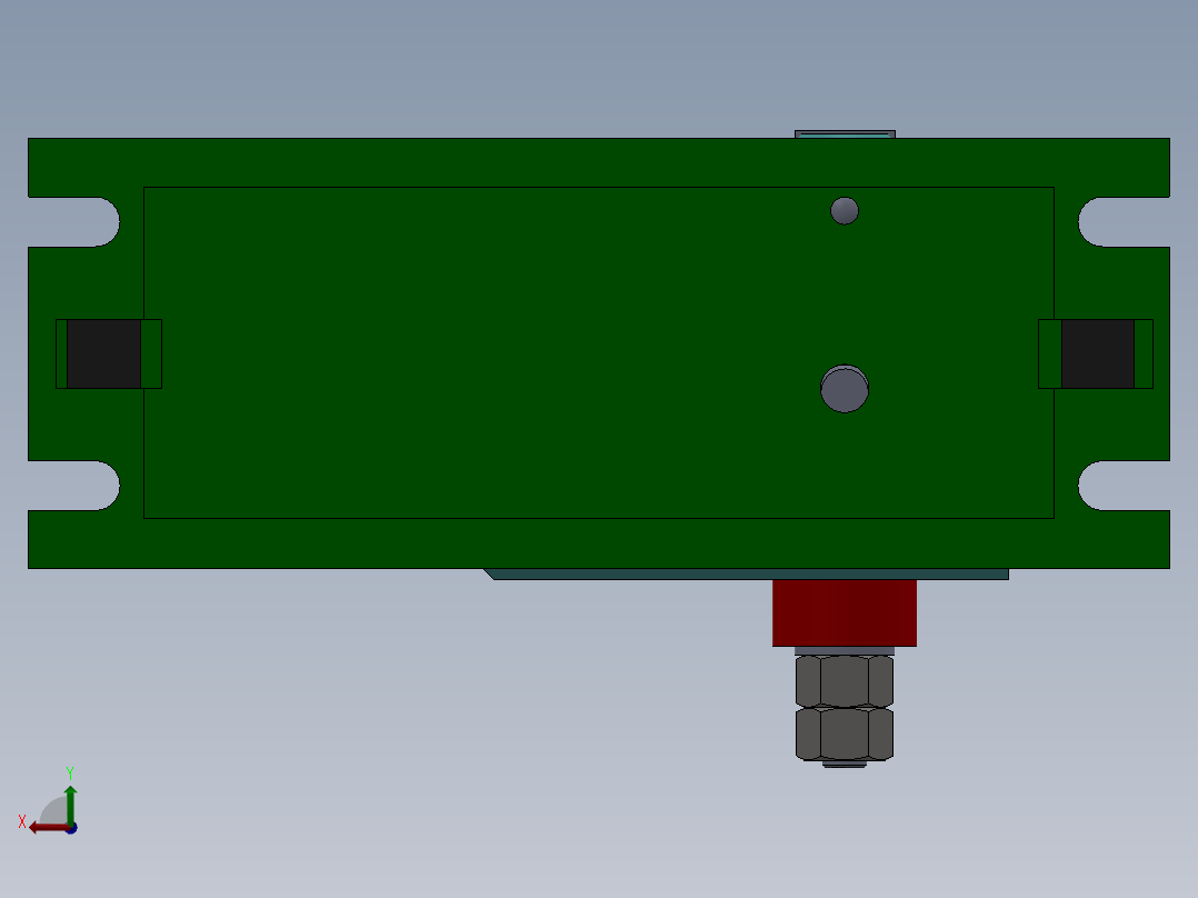 831002拨叉加工工艺及铣φ60两侧面夹具设计【含三维SolidWorks】后视图