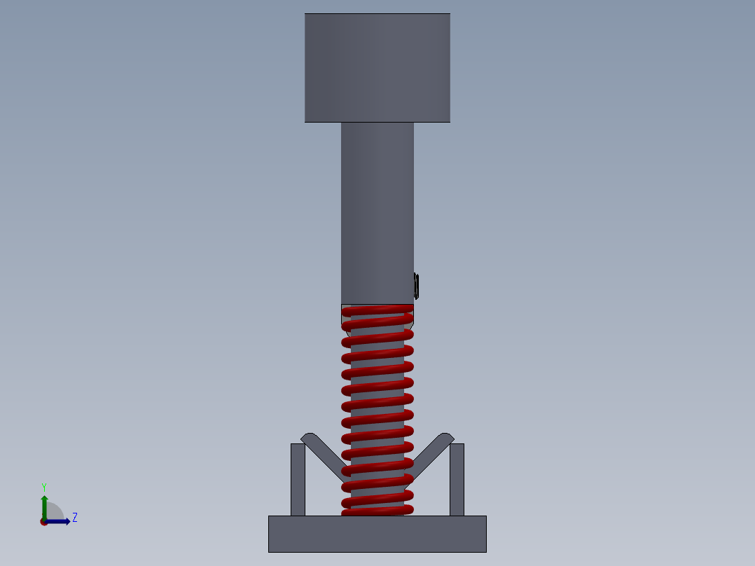 SOLIDWORKS 折弯机框左视图