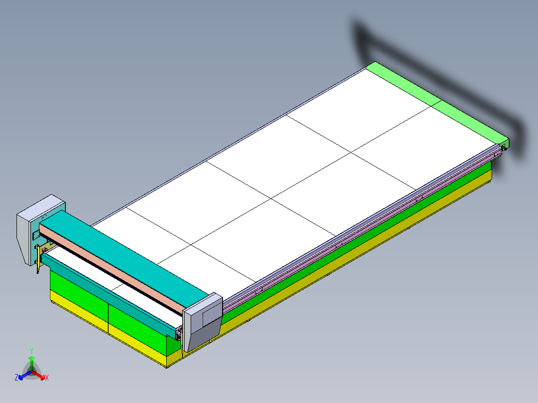 自动<span style='color: red'>砂光机</span> 3D模型