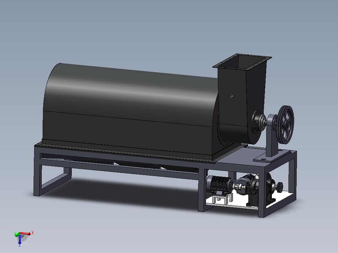 垃圾分拣装置结构设计-分选设备【三维SW模型】【含9张CAD图纸】