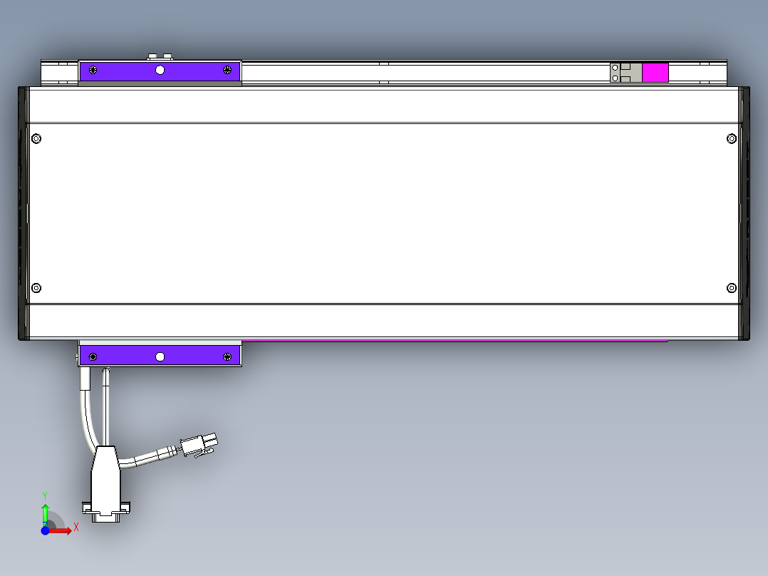 威洛博VL系列3d模型模组VL17E1Y-S300前视图