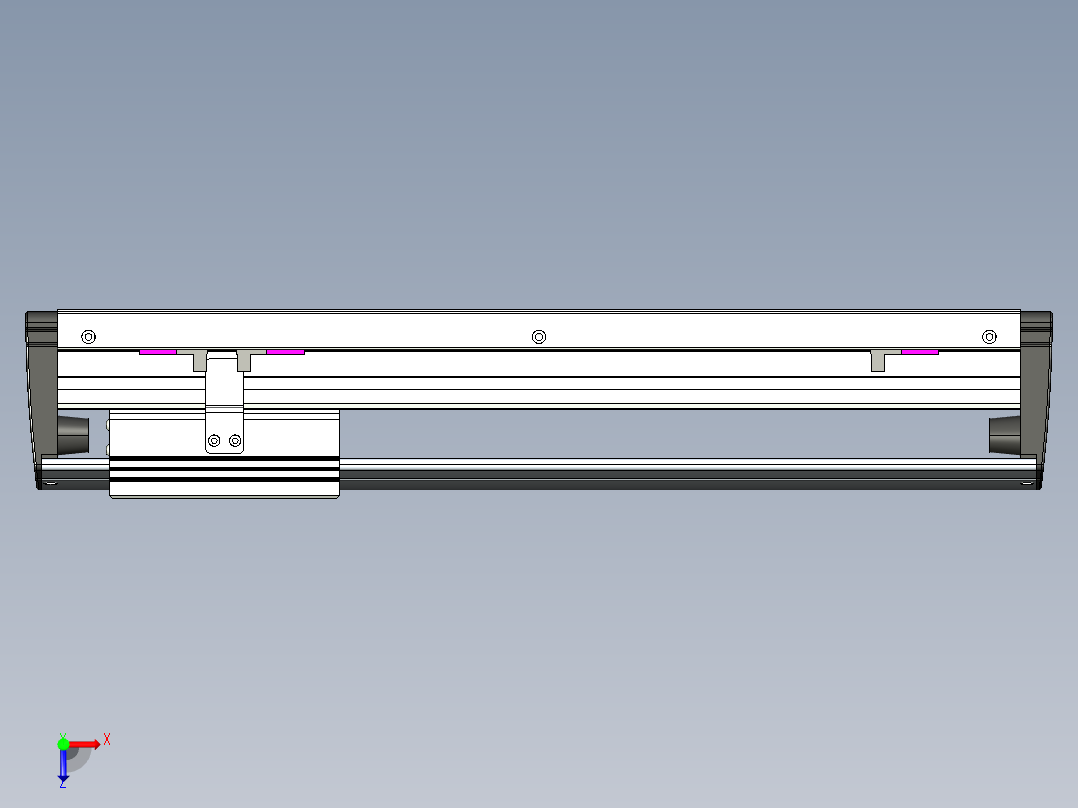 威洛博VL系列3d模型模组VL17E1Y-S300俯视图