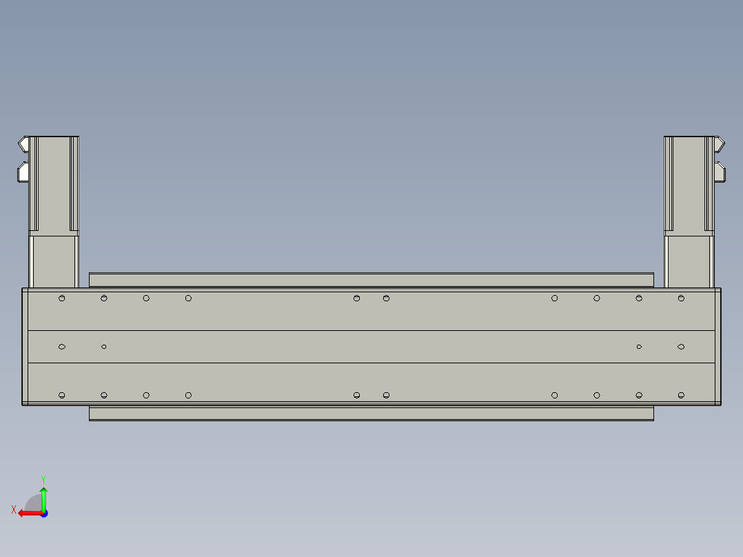 威洛博双电机滑台-VBF14S2-L100-S250-BLR-P40-C6后视图