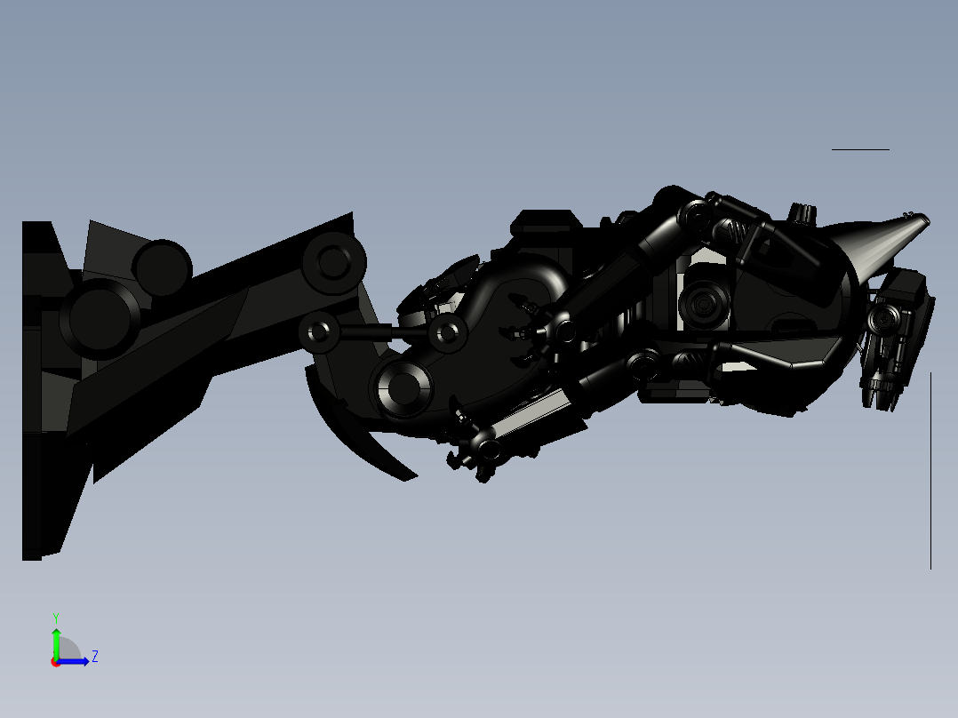 《环太平洋》电影中的暴风赤红左视图