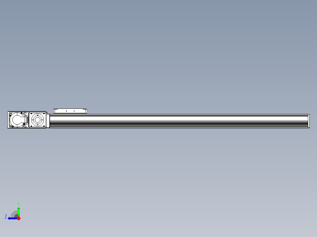 同步带全封闭直线模组TPA-HCB-105D-90-L800-ML-C-P20-N3右视图