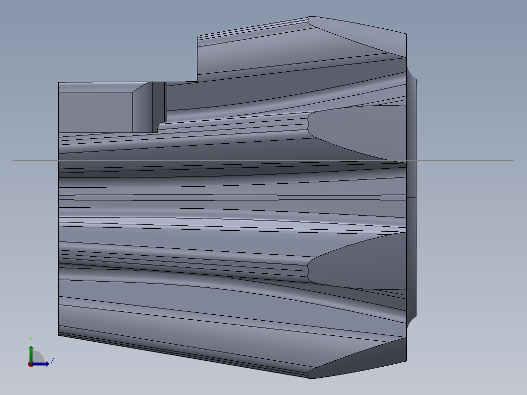 机器人玻璃纤维复合材料碳纤维激光切割机左视图