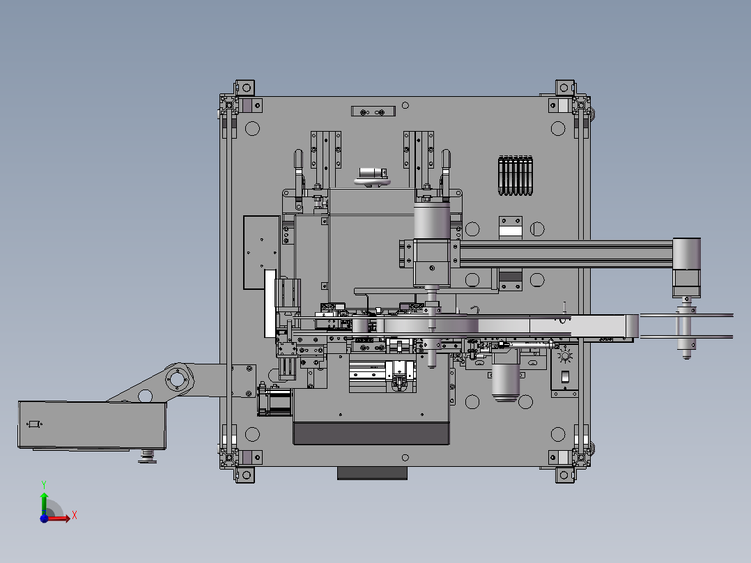日本技术的自动凸轮插针机 USB TYPE C 高速电子凸轮插针机前视图
