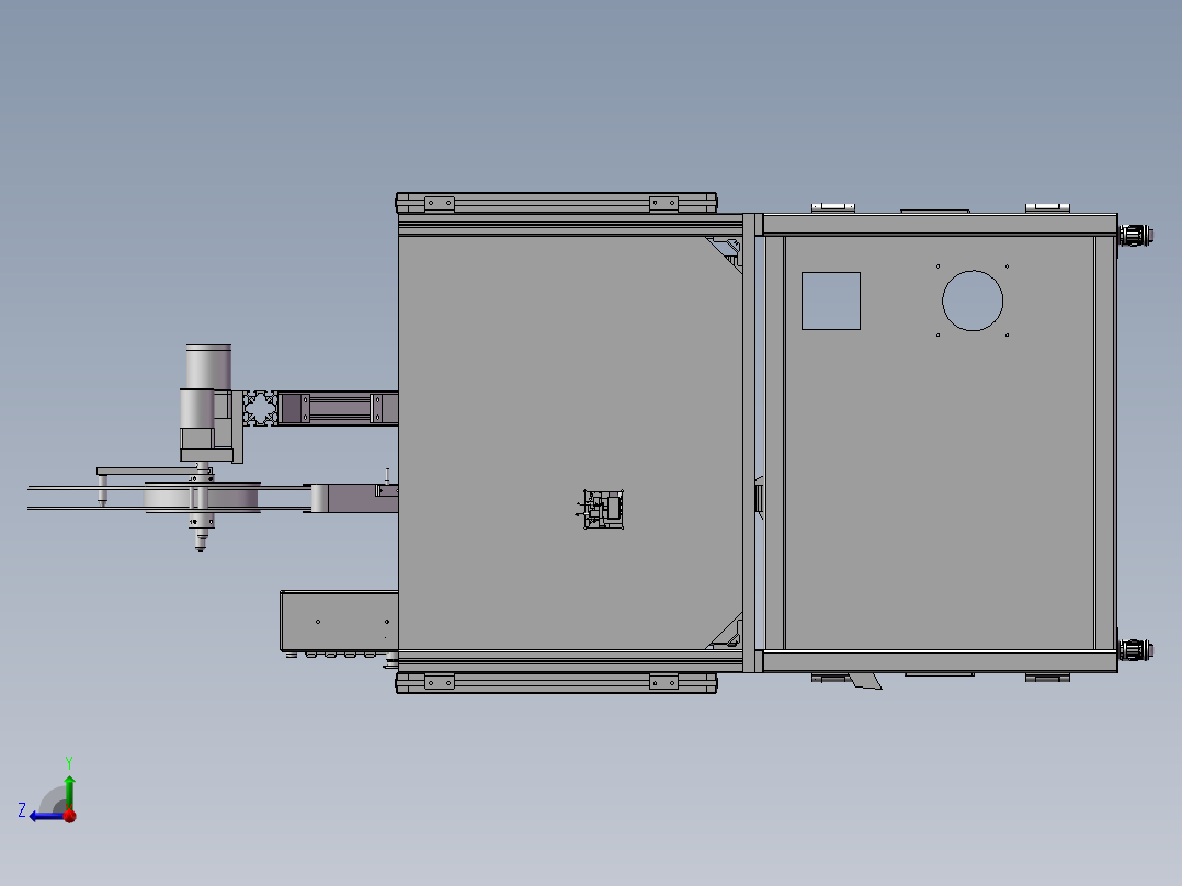 日本技术的自动凸轮插针机 USB TYPE C 高速电子凸轮插针机右视图
