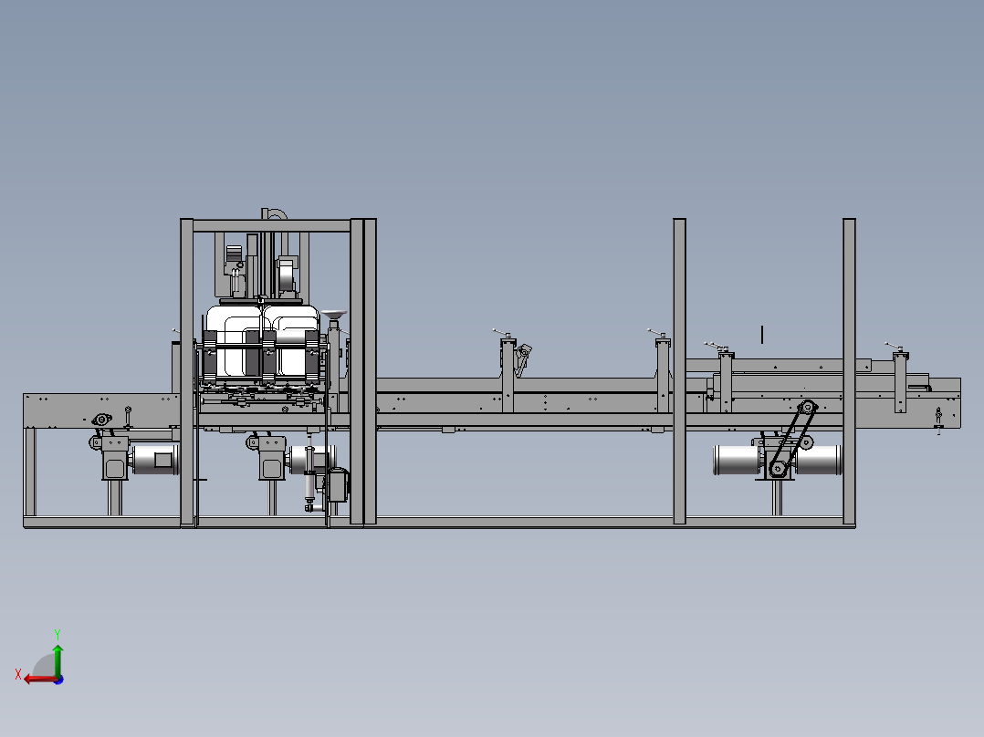 托盘成型穿梭输送机sw21后视图