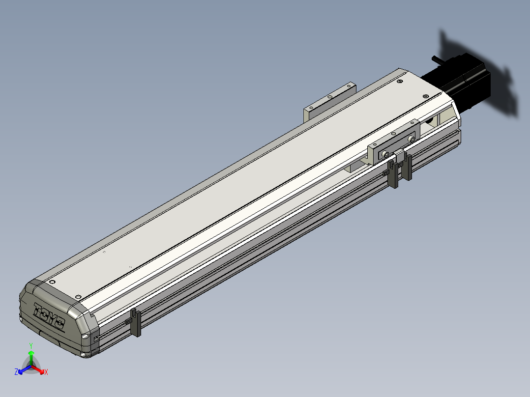 Toyo东佑达直线模组-ETH13-500-BC-200W-C4反正等轴测图