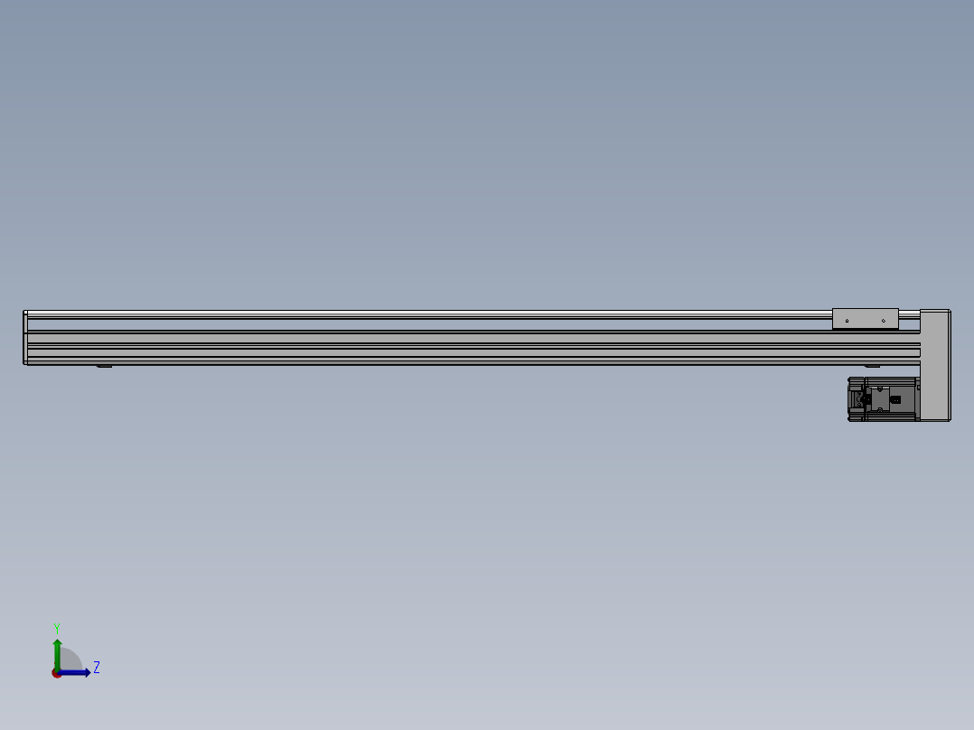 精密模组MY130-T10-1050L-BM-P20B-C4-C左视图