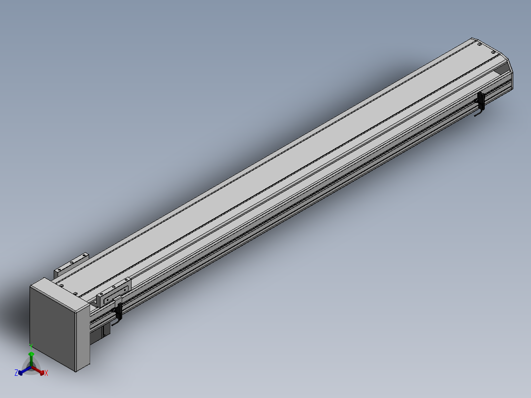 精密模组MY130-T10-1050L-BM-P20B-C4-C正等轴测图