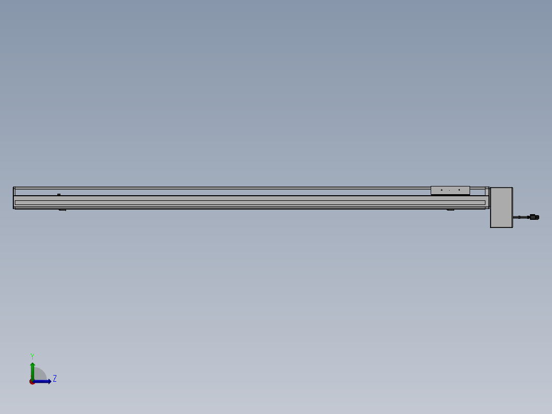 精密模组MT100-L78-1100-LD-M10-C4左视图