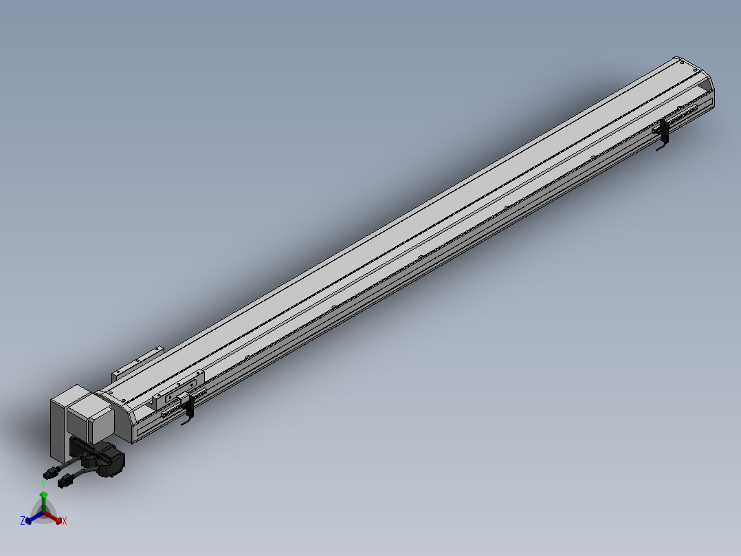 精密模组MT100-L78-1100-LD-M10-C4正等轴测图