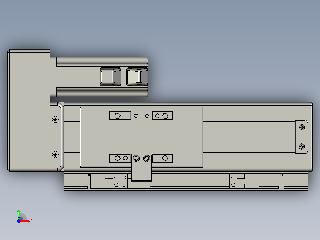 VF丝杆传动-一般环境VT6-L10-C-S80-BR-P10-D4前视图