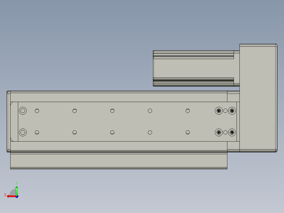 VF丝杆传动-一般环境VT6-L10-C-S80-BR-P10-D4后视图