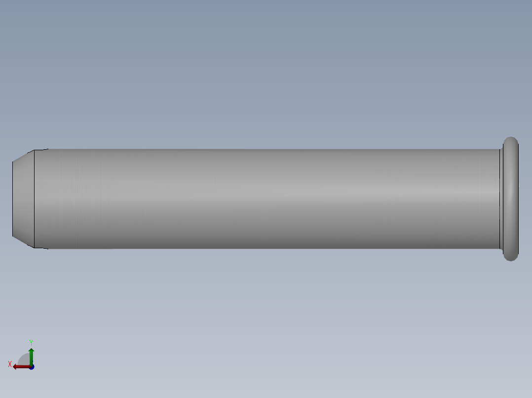 GB882销轴B型40×196后视图