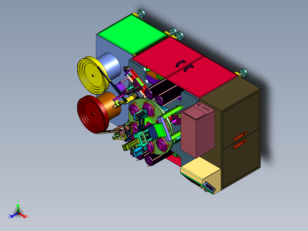 异形五金件焊接的转盘式设备
