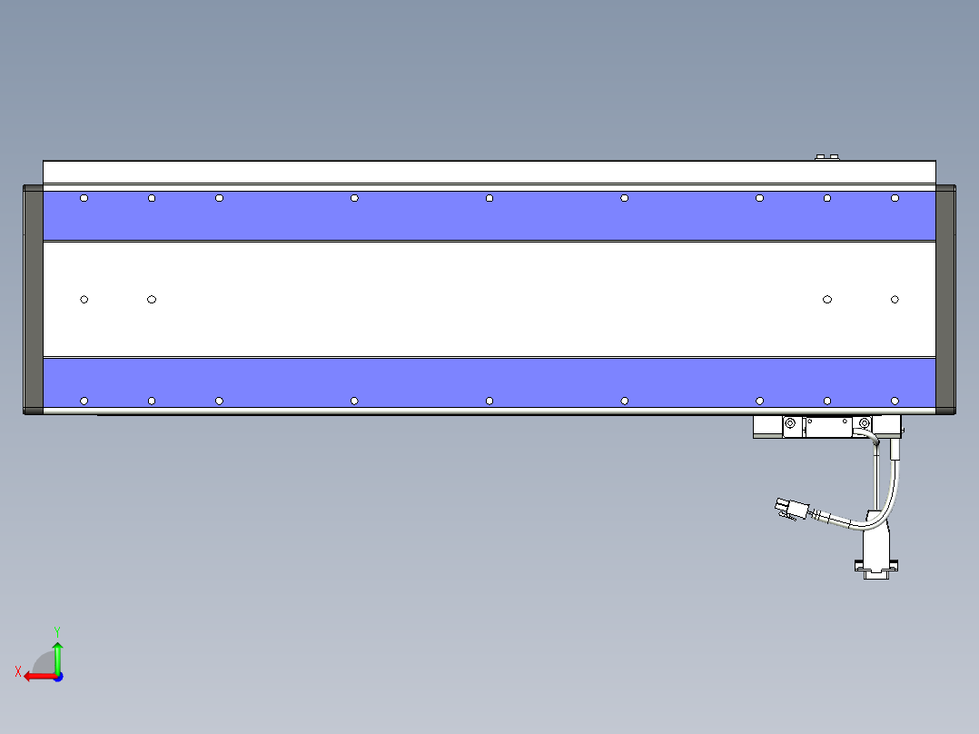 威洛博VL系列3d模型模组VL17E1Y-S500后视图
