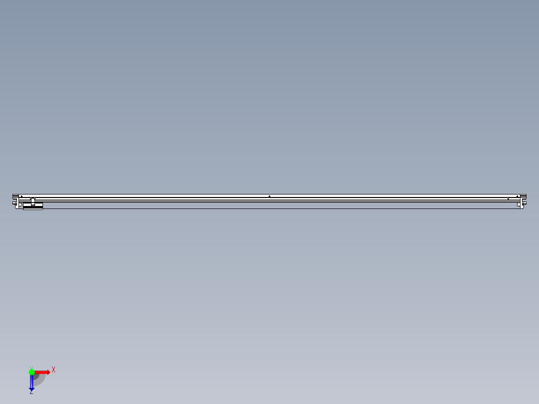 威洛博VL系列3d模型模组VL17E1Y-S2700俯视图