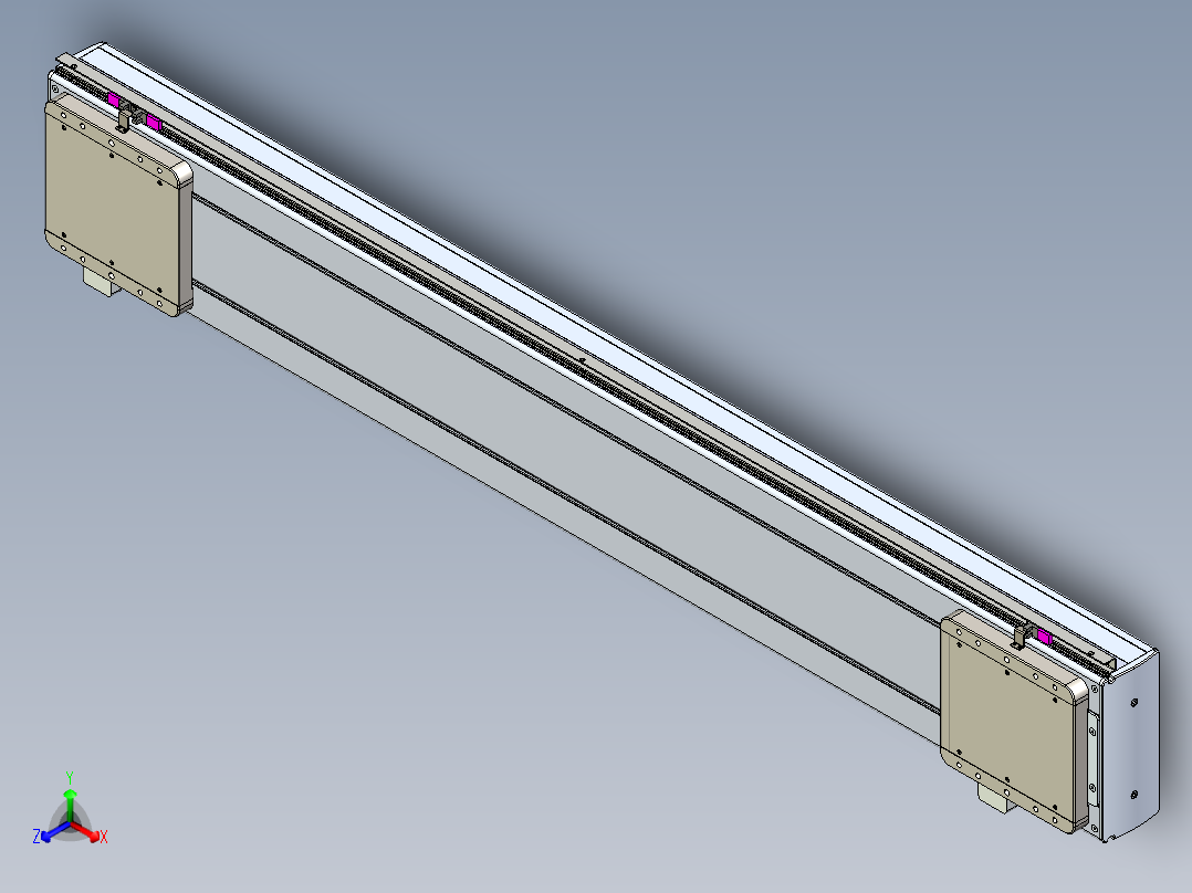 威洛博LC系列3d模型模组2LC22H2Y-S1150正等轴测图