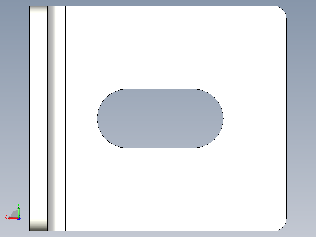 安全_区域传感器侧面安装支架L6后视图