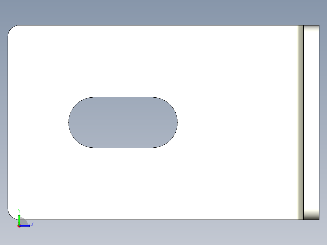 安全_区域传感器侧面安装支架L6左视图