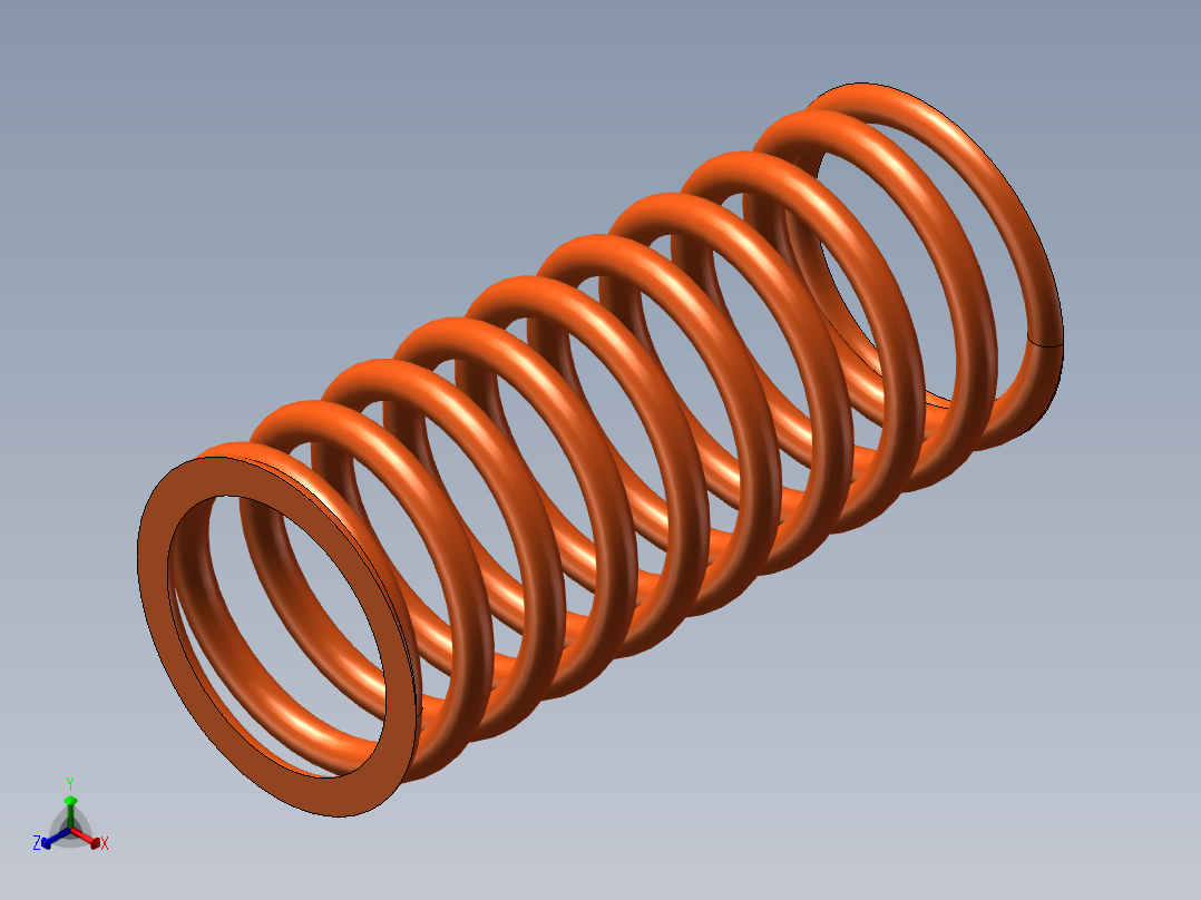 S44 离合器弹簧正等轴测图