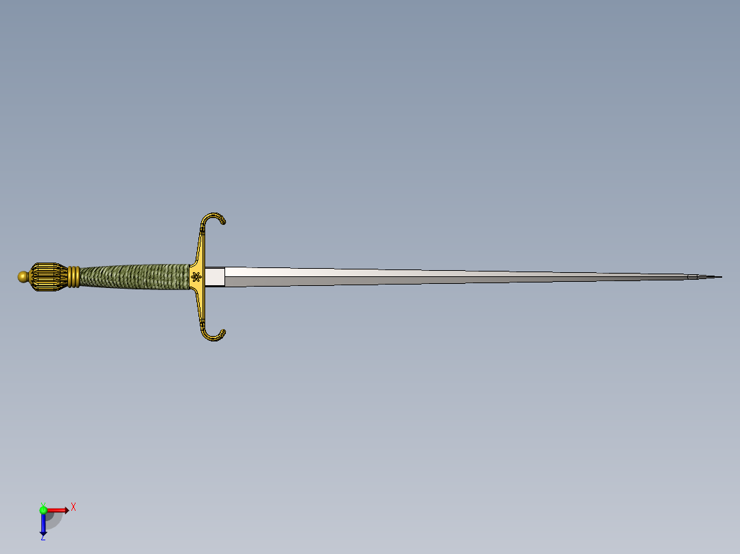 剑、宝剑(147)俯视图