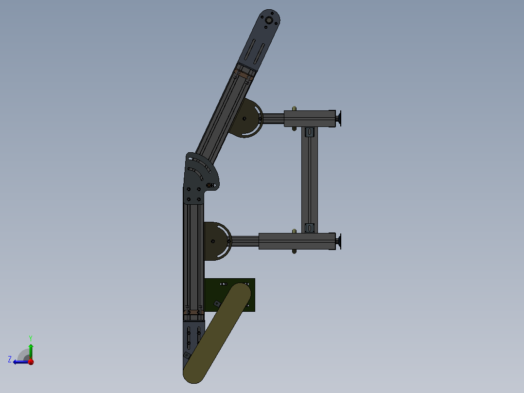流水线输送机右视图