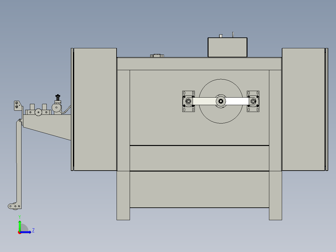 SS410 卷绕机左视图