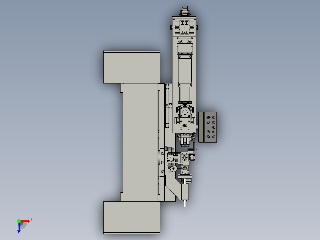 SS410 卷绕机俯视图