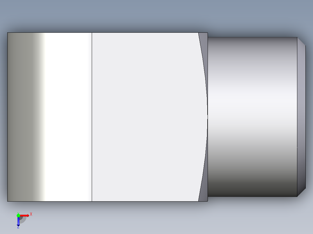 卡套式工业通用硬管接头EO_Male_stud_elbow_WE12LMCFX俯视图