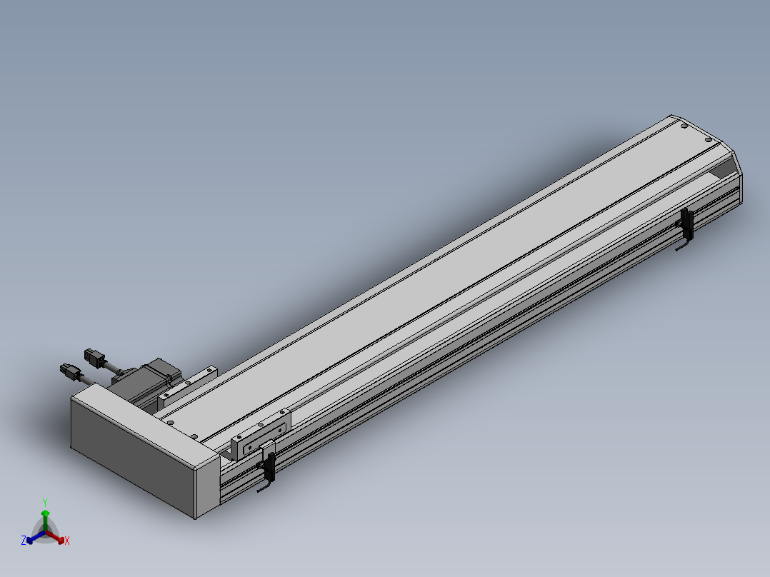 精密模组MY130-T10-700L-BR-P20B-C4-C正等轴测图