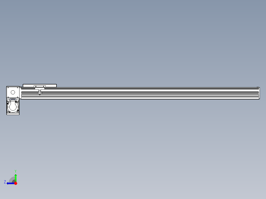 同步带全封闭直线模组TPA-HCB-120D-90-L1000-LP-C-P40-N3右视图