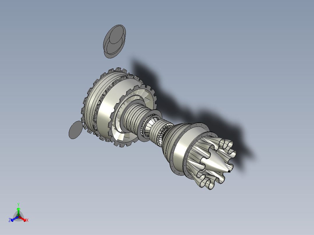 喷气<span style='color: red'>发动机</span>结构