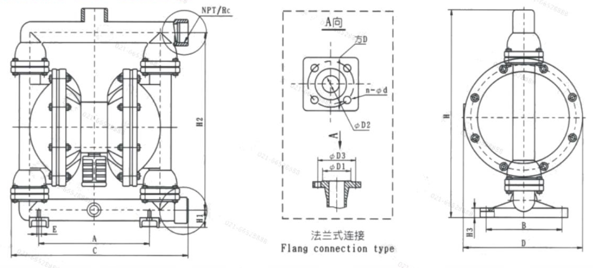 气动隔膜泵 17款