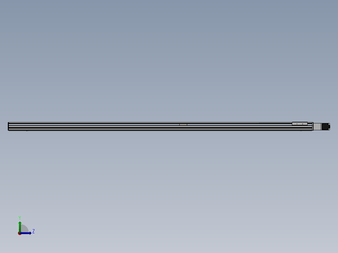 精密模组MT140-L110-2500-R-M40-C4左视图