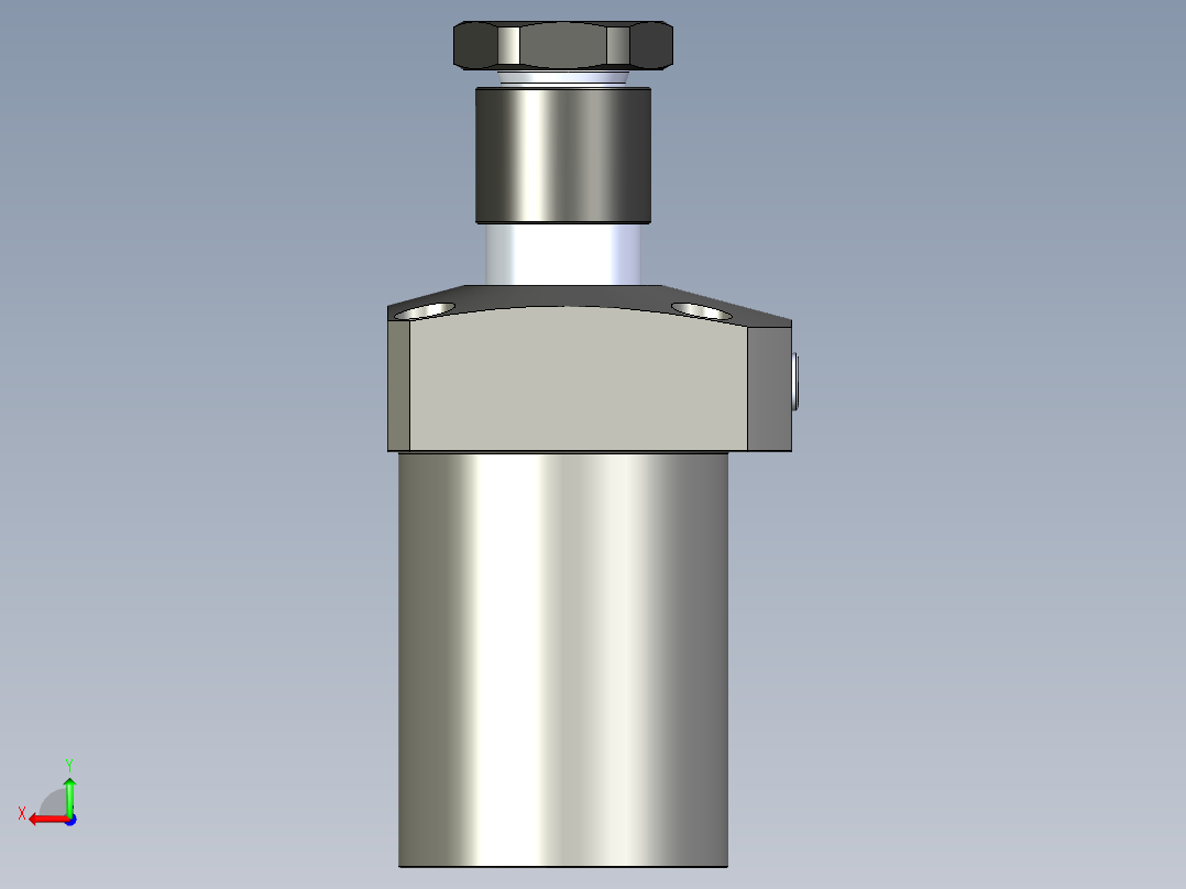 KOSMEKLHS0750-GR-Y30多系列多零件图纸模型后视图