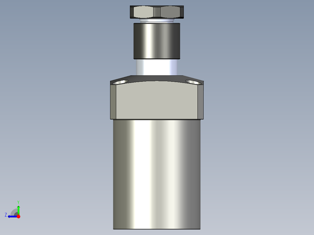 KOSMEKLHS0750-GR-Y30多系列多零件图纸模型右视图