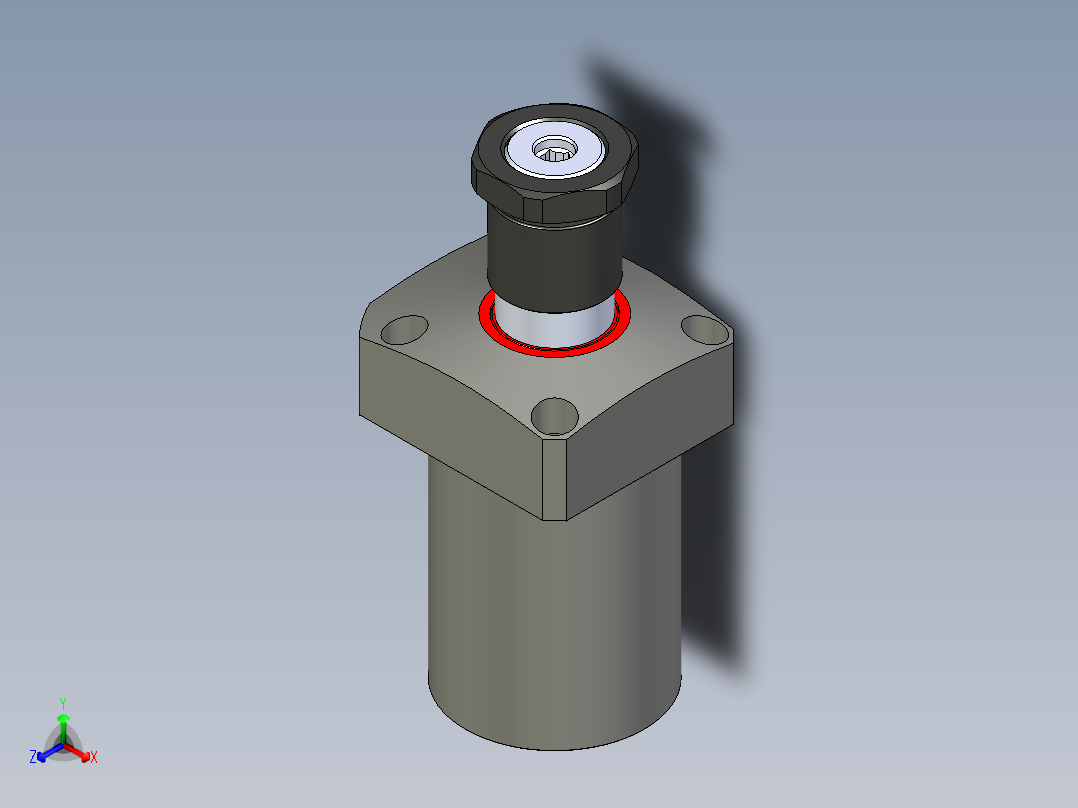 KOSMEKLHS0750-GR-Y30多系列多零件图纸模型正等轴测图